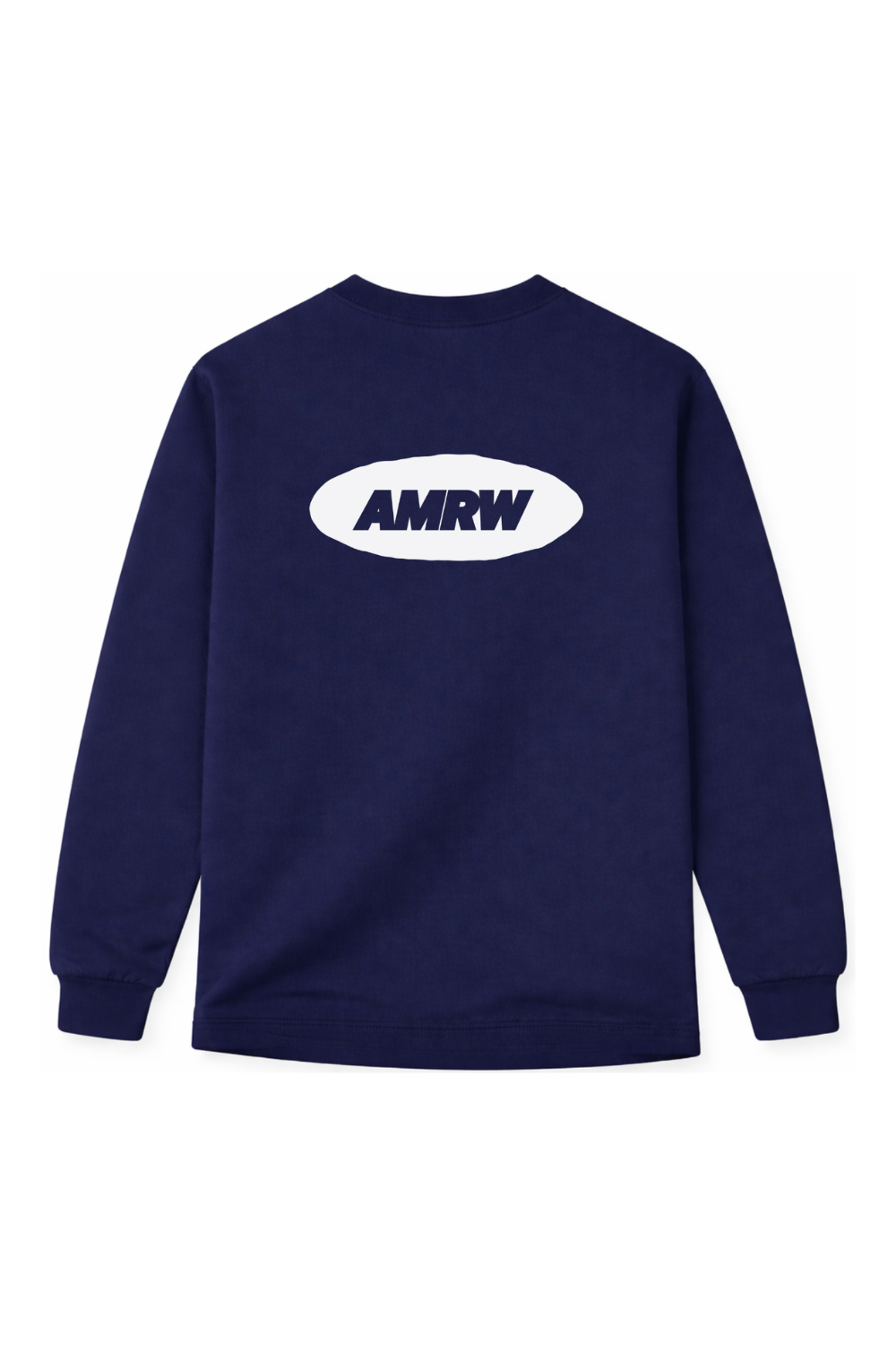 Longsleeve navy blue Schriftzug
