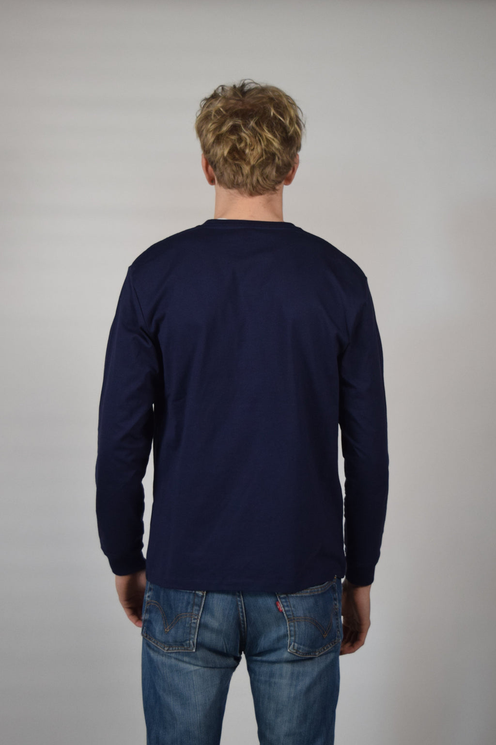 Longsleeve navy blue Logo