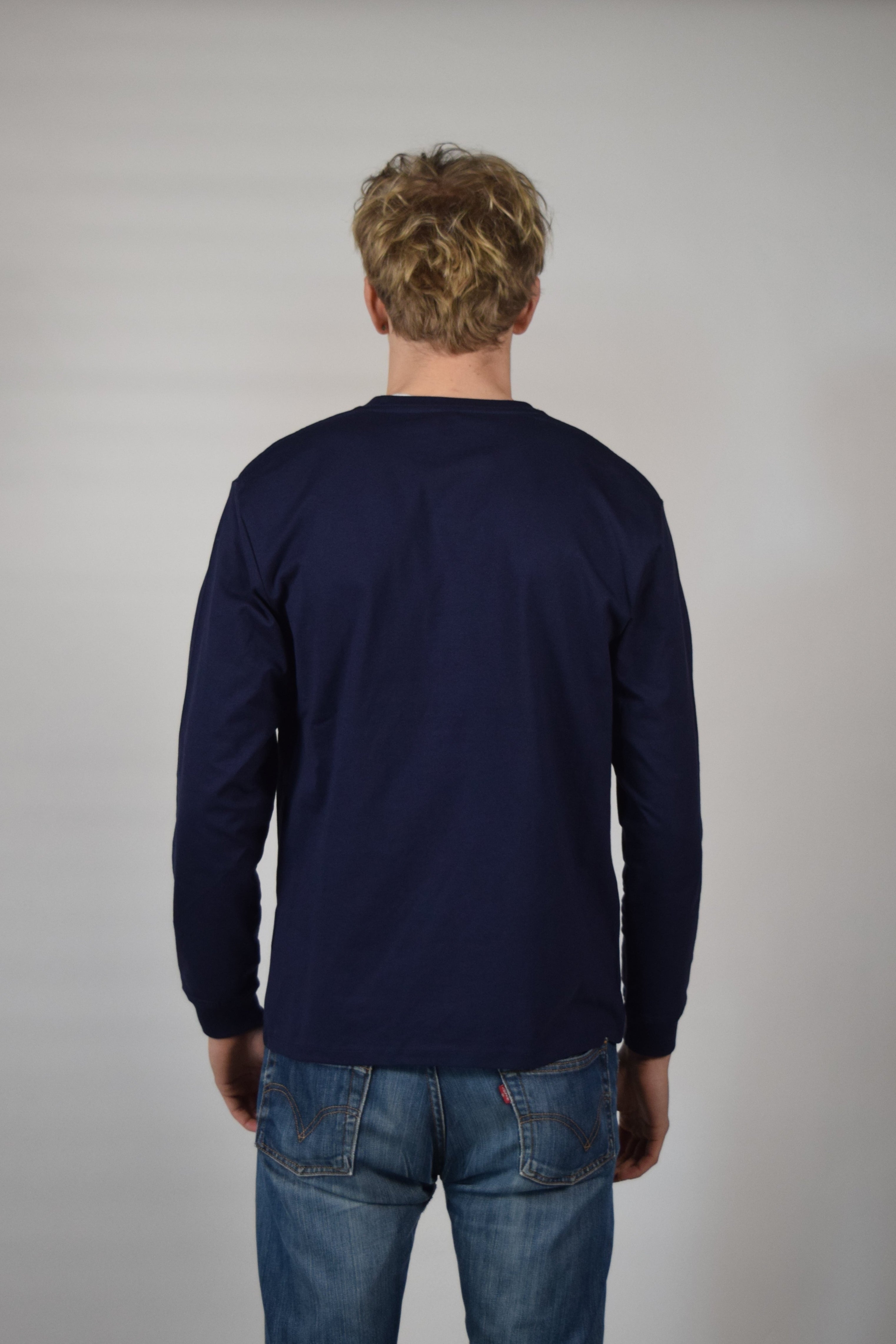 Longsleeve navy blue Logo