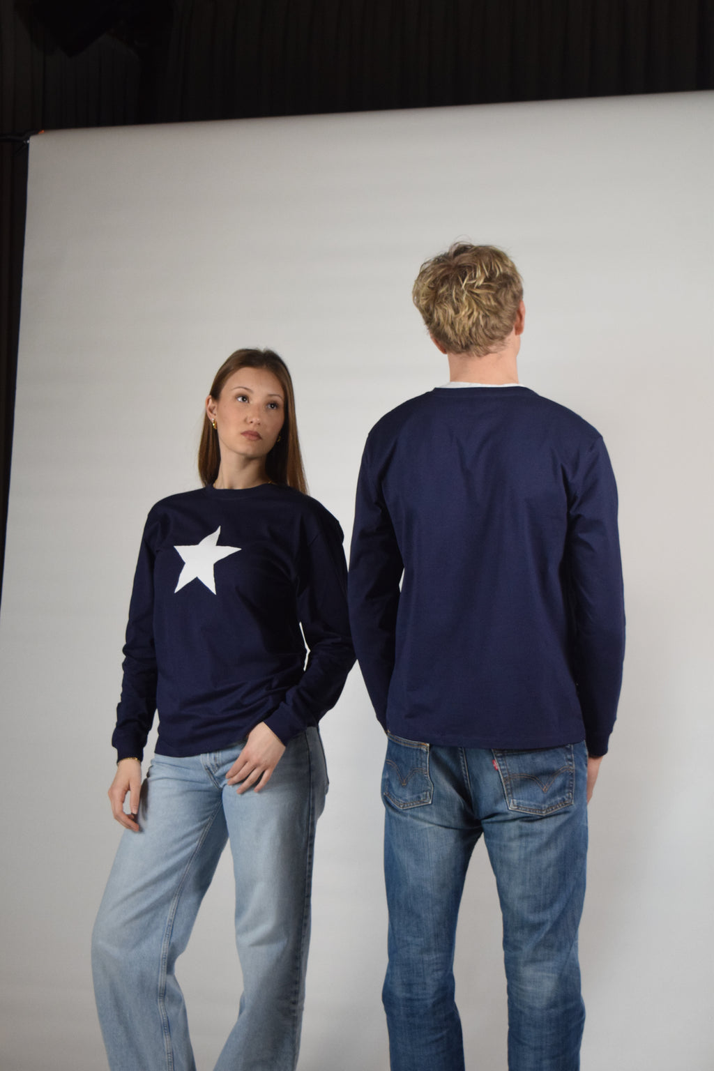 Longsleeve navy blue Stern