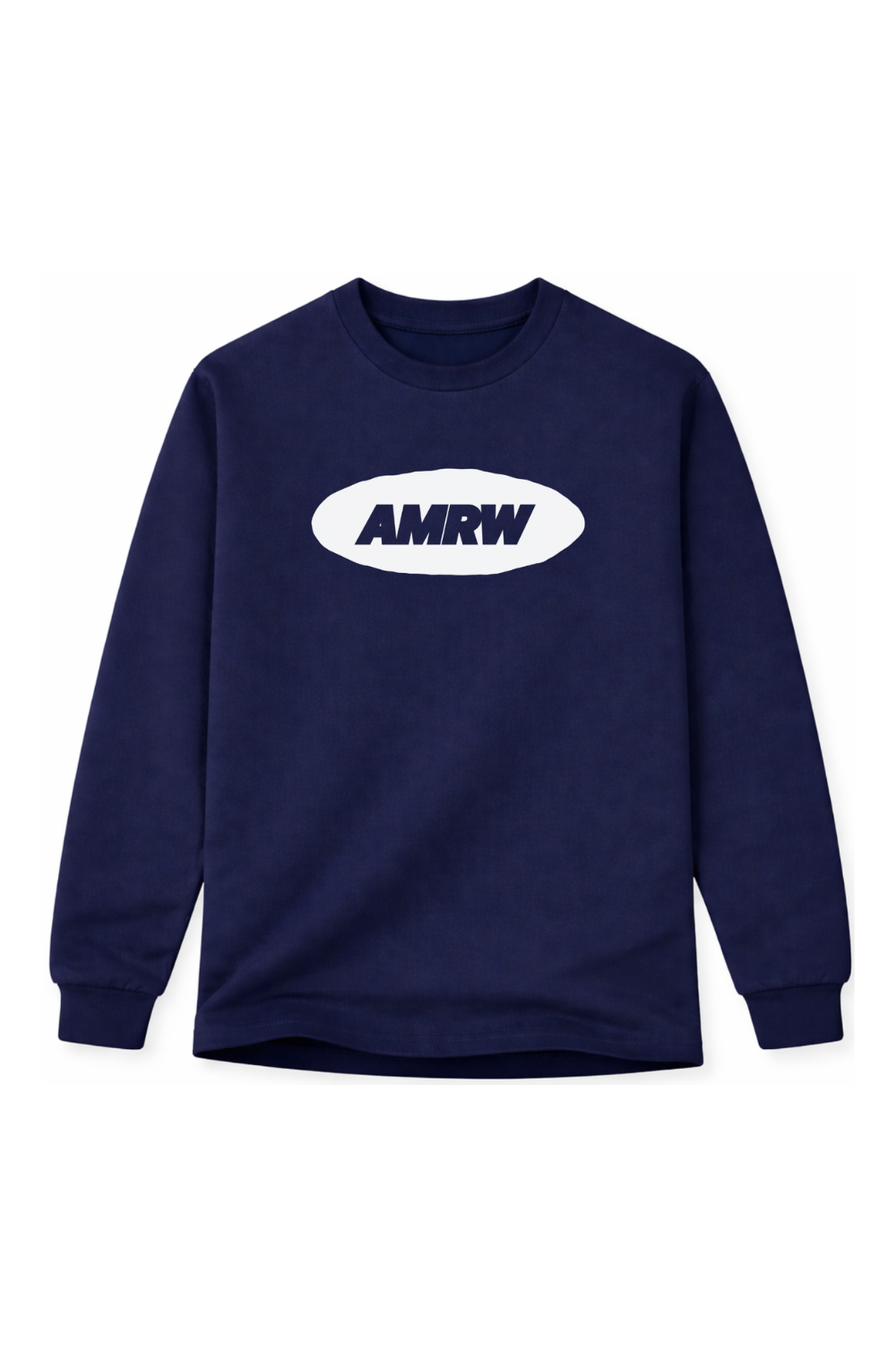 Longsleeve navy blue Schriftzug